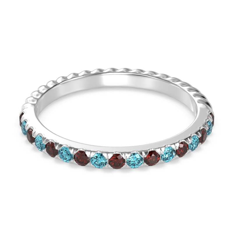 Classic and Modern Half Eternity Carman Band