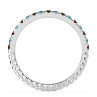 Classic and Modern Half Eternity Carman Band