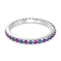 Classic and Modern Half Eternity Carman Band