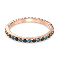 Classic and Modern Half Eternity Carman Band
