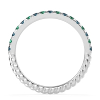 Classic and Modern Half Eternity Carman Band