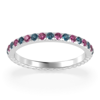 Classic and Modern Half Eternity Carman Band