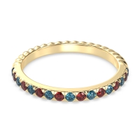 Classic and Modern Half Eternity Carman Band
