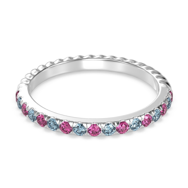 Classic and Modern Half Eternity Carman Band