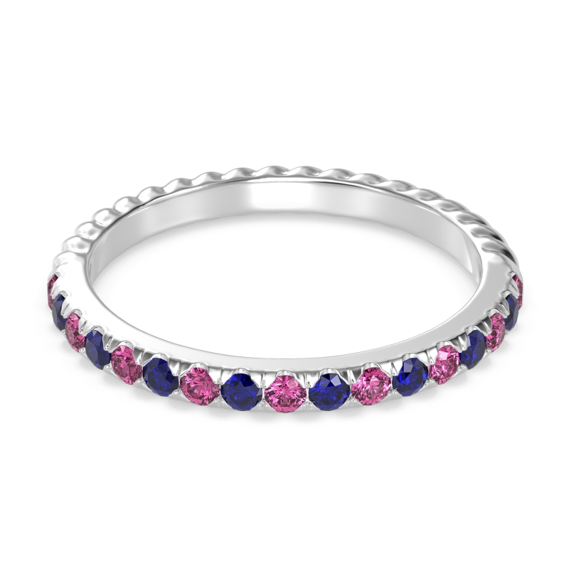 Classic and Modern Half Eternity Carman Band