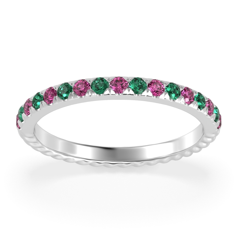 Classic and Modern Half Eternity Carman Band