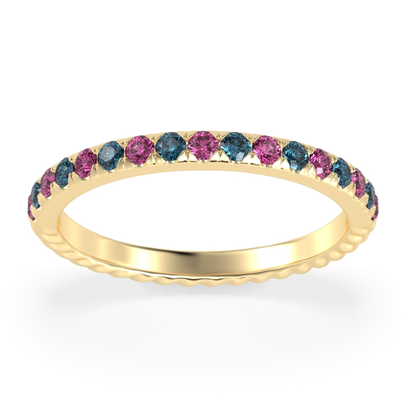 Classic and Modern Half Eternity Carman Band