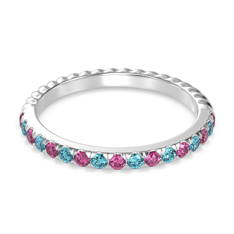 Classic and Modern Half Eternity Carman Band