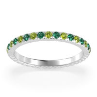 Classic and Modern Half Eternity Carman Band