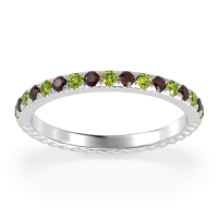 Classic and Modern Half Eternity Carman Band