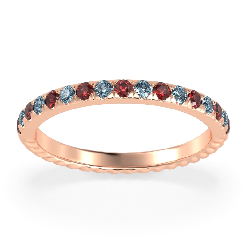 Classic and Modern Half Eternity Carman Band