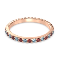 Classic and Modern Half Eternity Carman Band