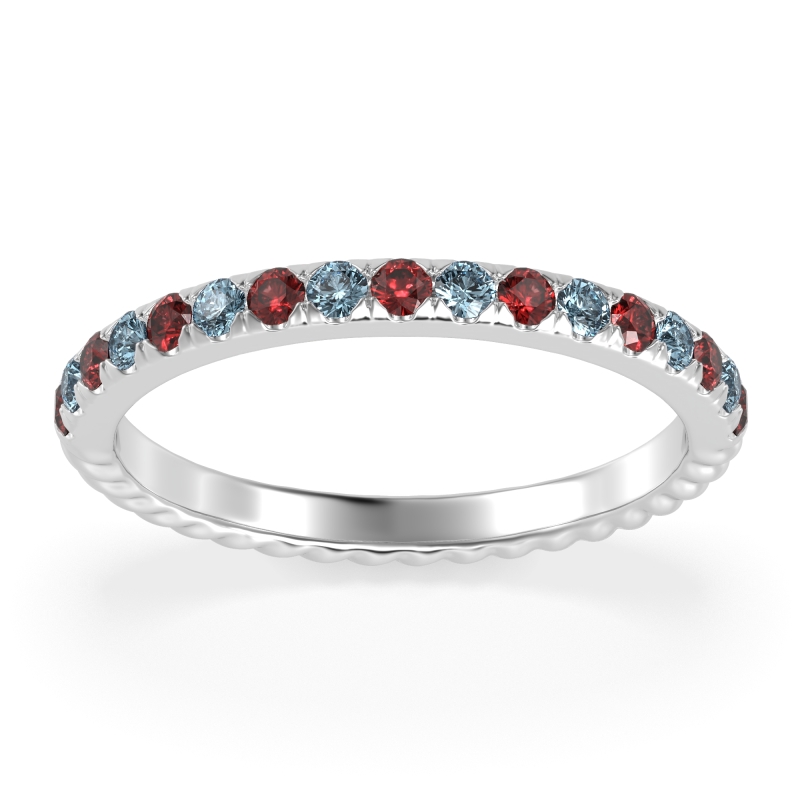 Classic and Modern Half Eternity Carman Band