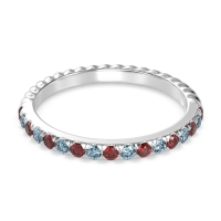 Classic and Modern Half Eternity Carman Band