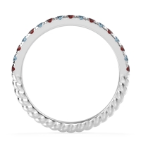 Classic and Modern Half Eternity Carman Band