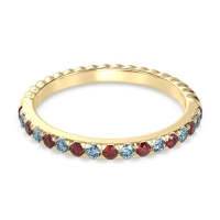 Classic and Modern Half Eternity Carman Band