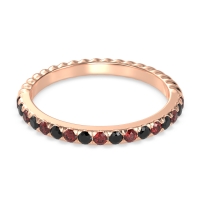 Classic and Modern Half Eternity Carman Band