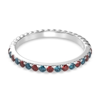 Classic and Modern Half Eternity Carman Band