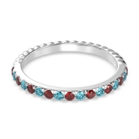 Classic and Modern Half Eternity Carman Band