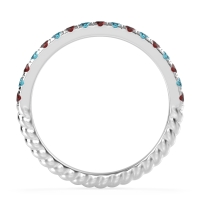 Classic and Modern Half Eternity Carman Band