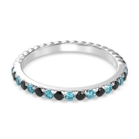 Classic and Modern Half Eternity Carman Band
