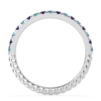 Classic and Modern Half Eternity Carman Band