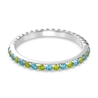 Classic and Modern Half Eternity Carman Band