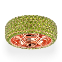 8mm Gemstone Studded Kushi Band