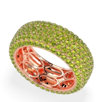 8mm Gemstone Studded Kushi Band