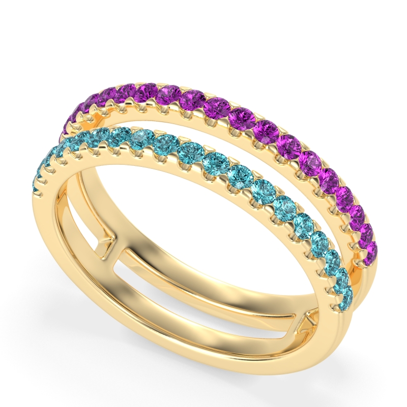 Double Row Classic Aave Band