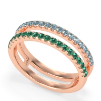 Double Row Classic Aave Band