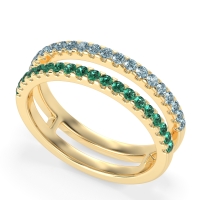 Double Row Classic Aave Band