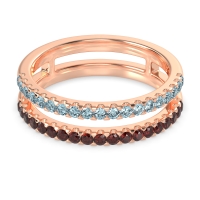 Double Row Classic Aave Band