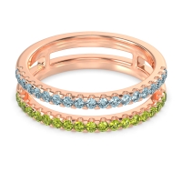 Double Row Classic Aave Band