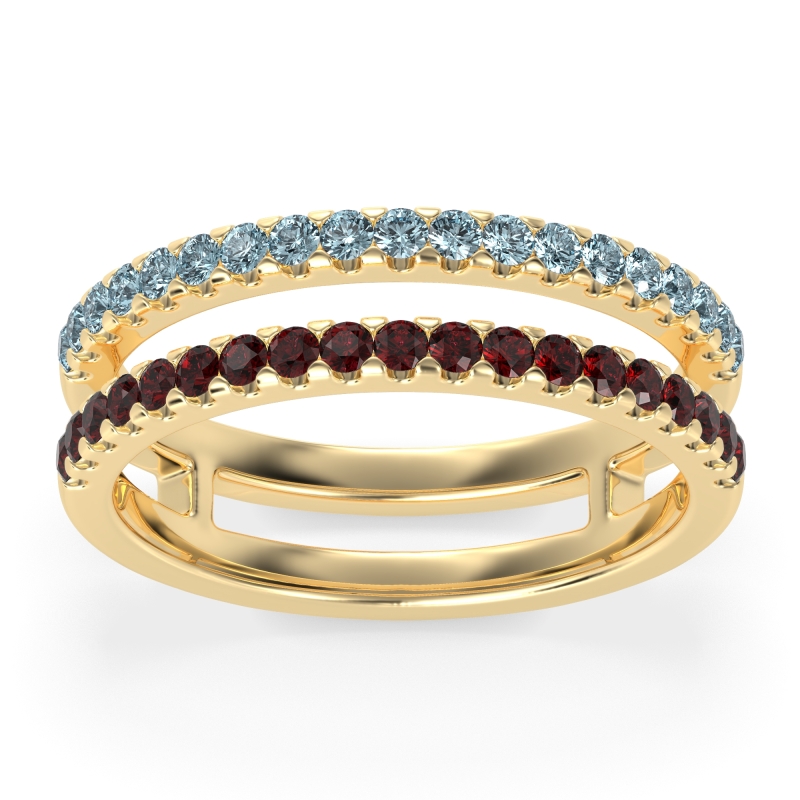 Double Row Classic Aave Band