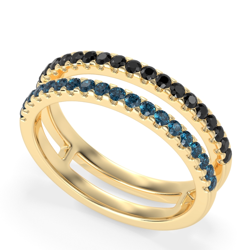 Double Row Classic Aave Band