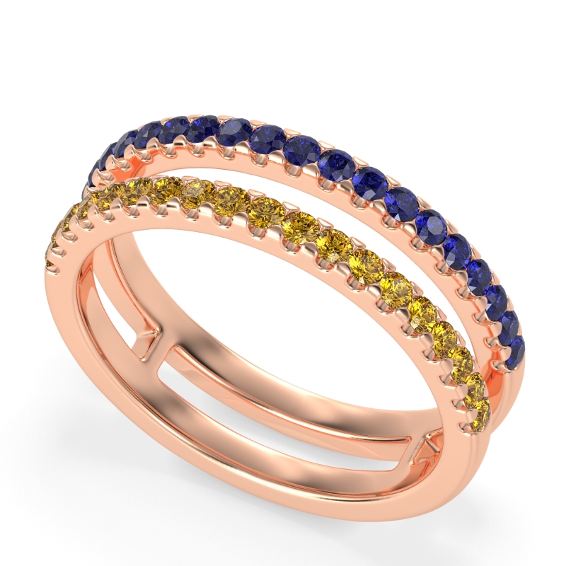 Double Row Classic Aave Band