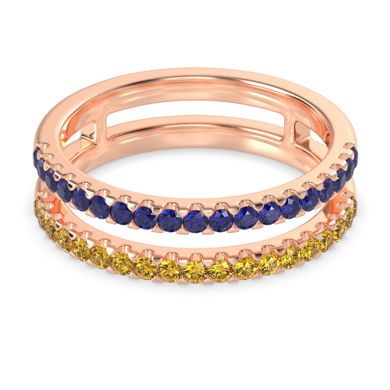 Double Row Classic Aave Band