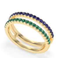 Double Row Classic Aave Band