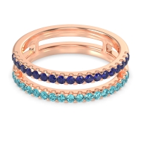 Double Row Classic Aave Band