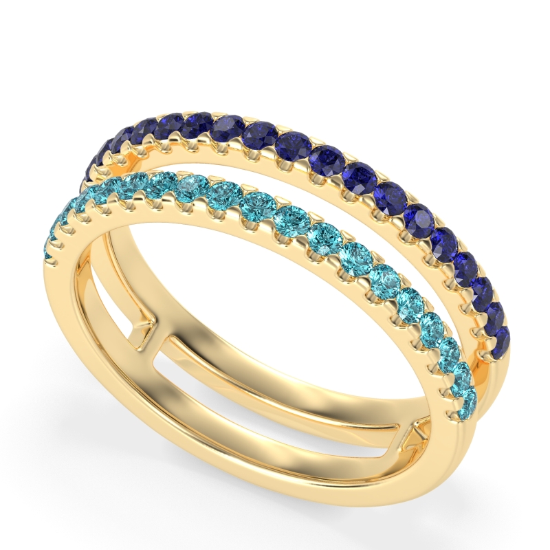 Double Row Classic Aave Band