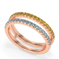 Double Row Classic Aave Band