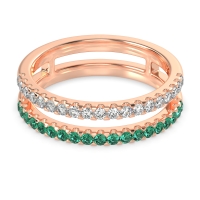 Double Row Classic Aave Band