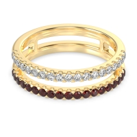 Double Row Classic Aave Band