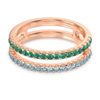 Double Row Classic Aave Band