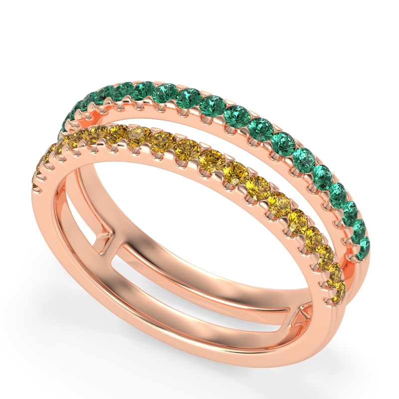 Double Row Classic Aave Band