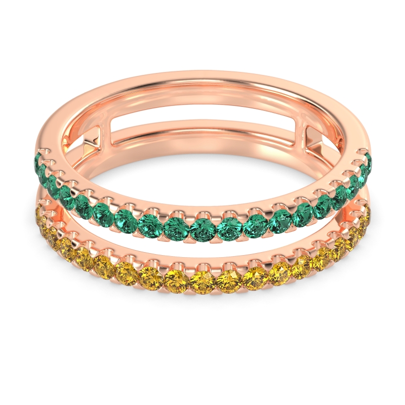 Double Row Classic Aave Band