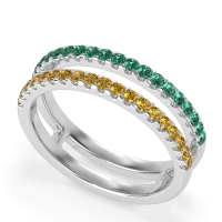 Double Row Classic Aave Band