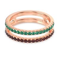 Double Row Classic Aave Band