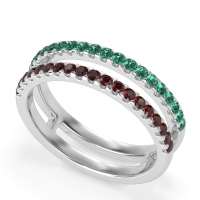 Double Row Classic Aave Band